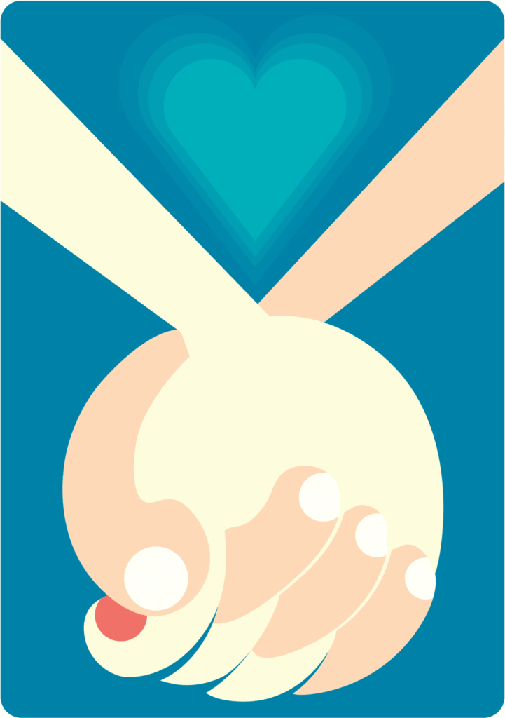 Holding hands F04-ALCI-SC-INI