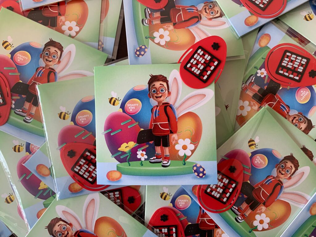 Managelia 3d Print felicitări semne de carte 3D smarty kids